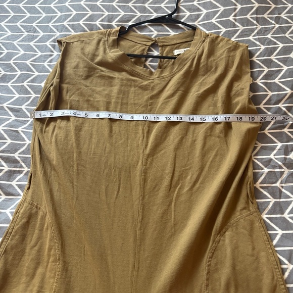 NWT Nightcap Clothing Olive Green Wide Leg Jumpsuit Size Medium 100% Cotton - Picture 9 of 13